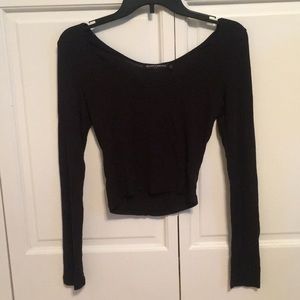 Brandy Melville Cropped Long Sleeve